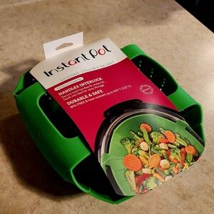 Instant Pot Silicone Steamer Basket – Green – 6/8 Qt Compatible – NWT BRAND NEW